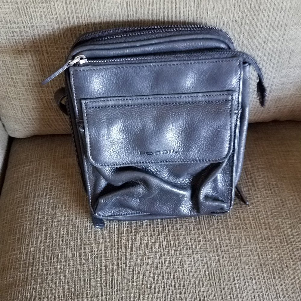 Fossil Leather Crossbody Bag